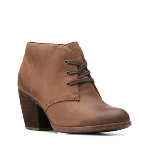 Clarks Bergen Lace Ankle Boot Size 9